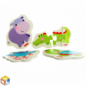 Пазл для ванной. Джунгли (Fisher Price, FP 30589veg)